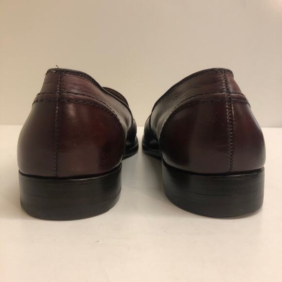 FULLY RESOLED Alden 683 Penny Loafer Full Strap Burgundy Calf 11.5 Narrow main image 9